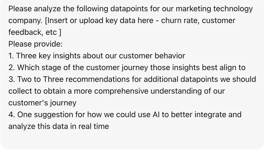 ai customer journey map prompts, chat gpt