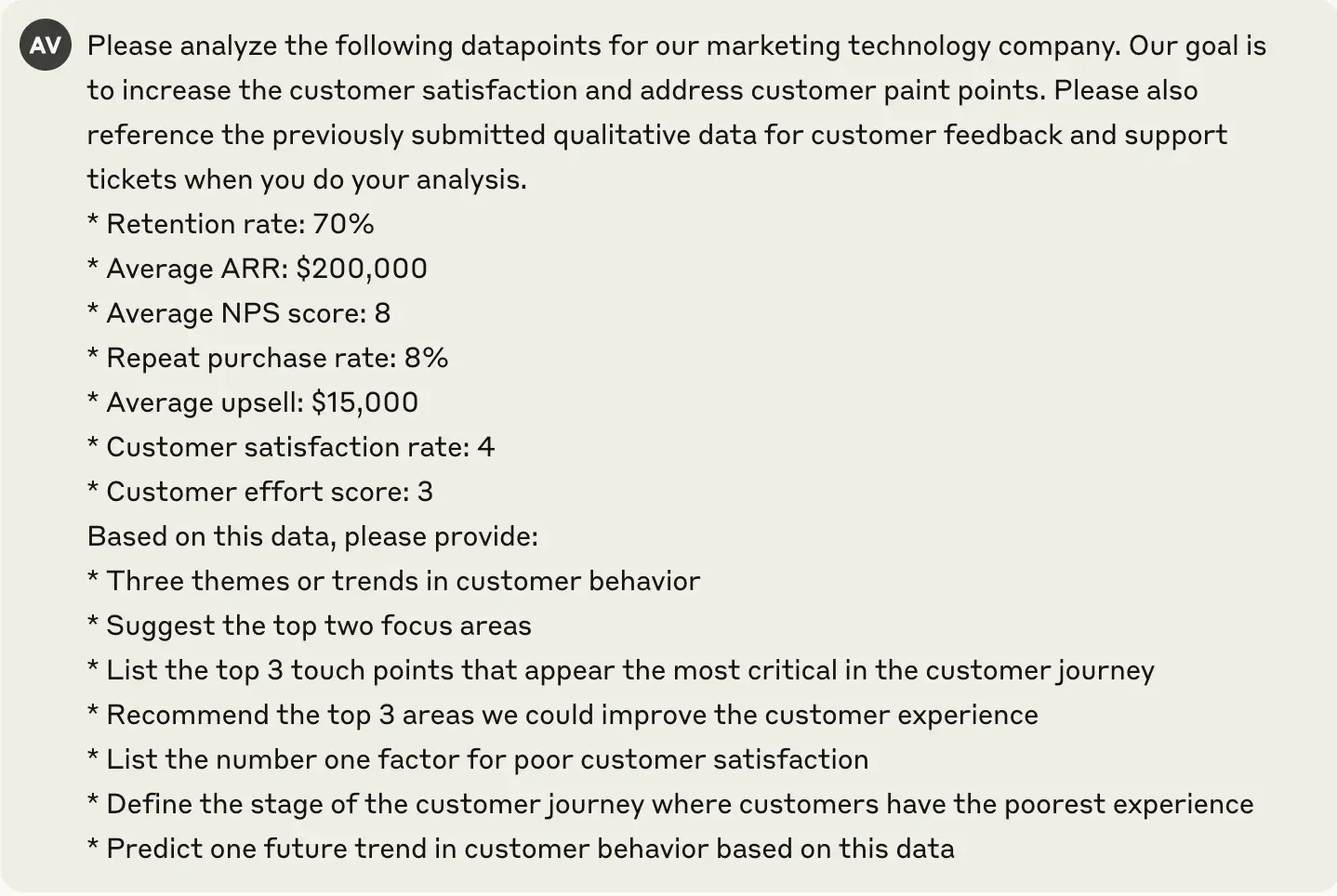 ai prompts for customer journey mapping, claude.ai