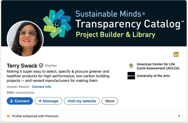 linkedin headline example: terry swack