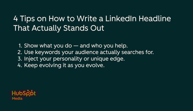 4 tips on how to write a linkedin headline