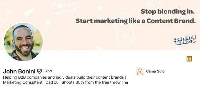 linkedin headline example john bonini