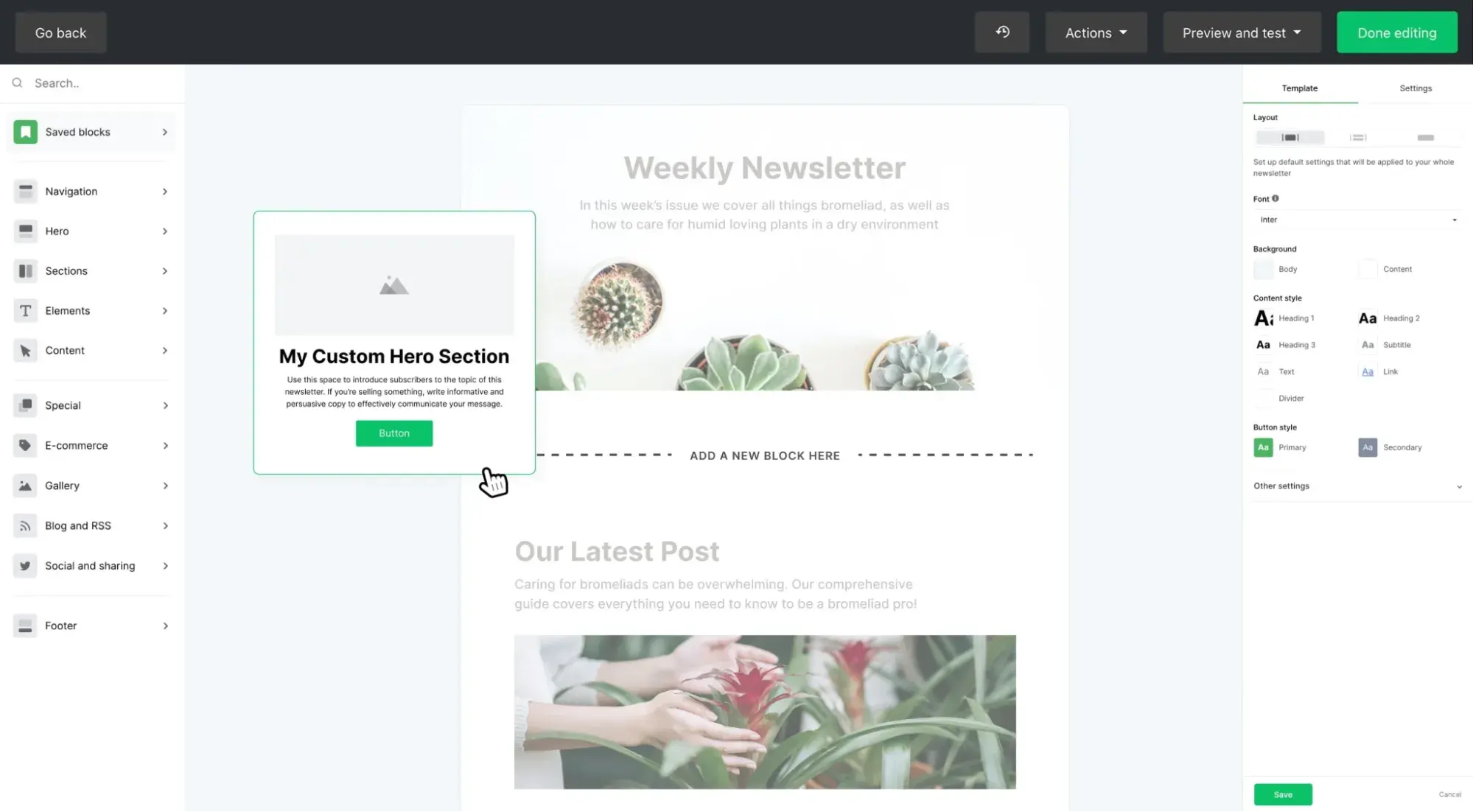 mailerlite email marketing ux for consulting firms