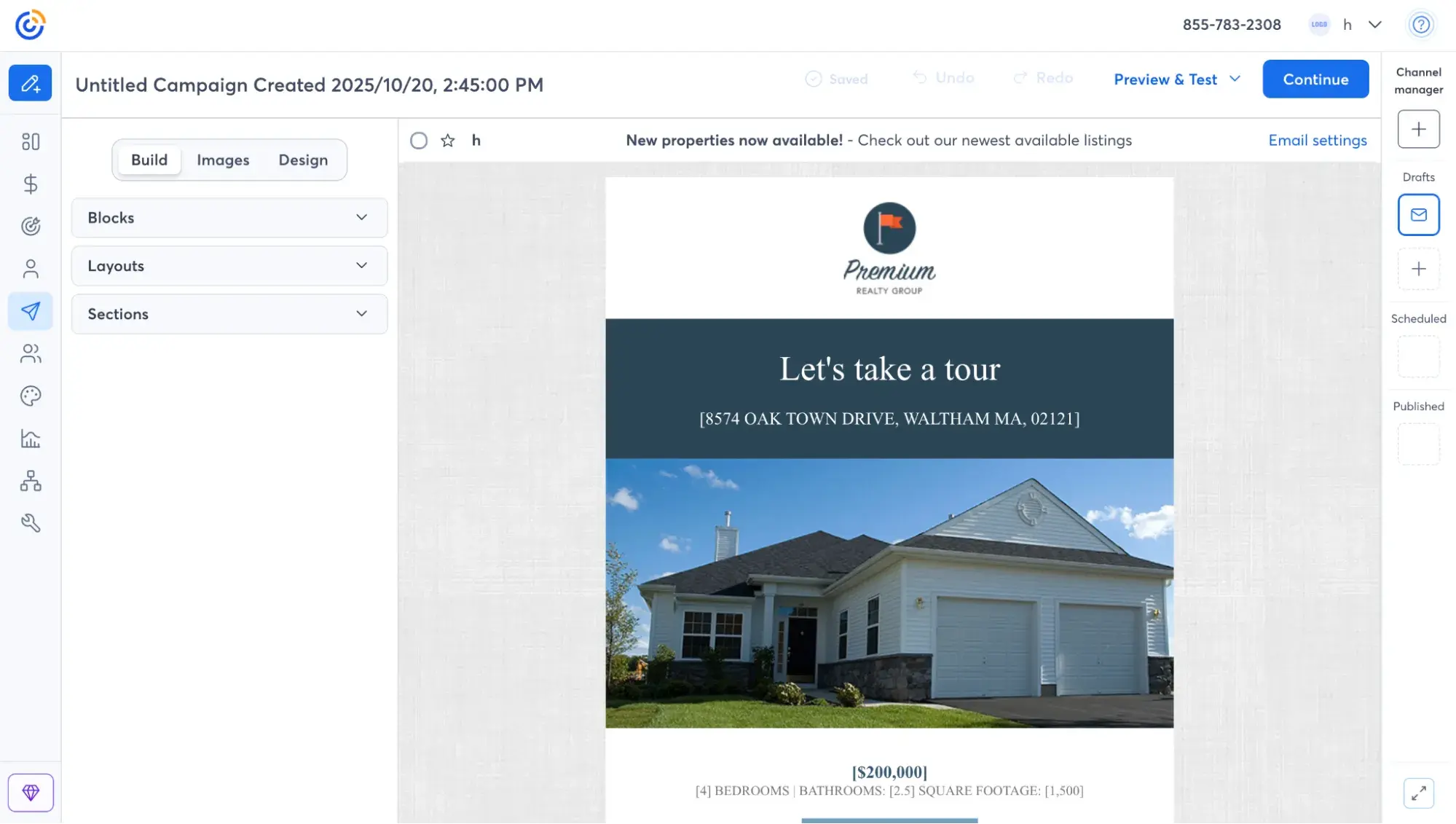 email marketing for property management: constant contact