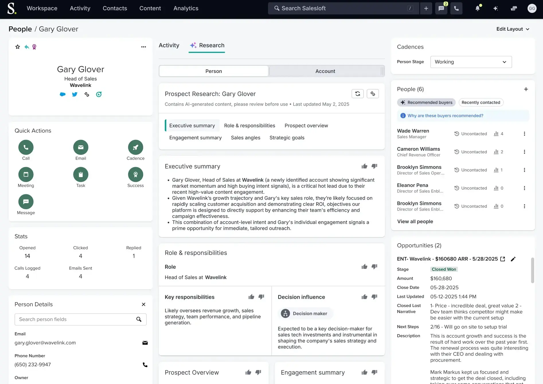 a screenshot of drift’s user interface